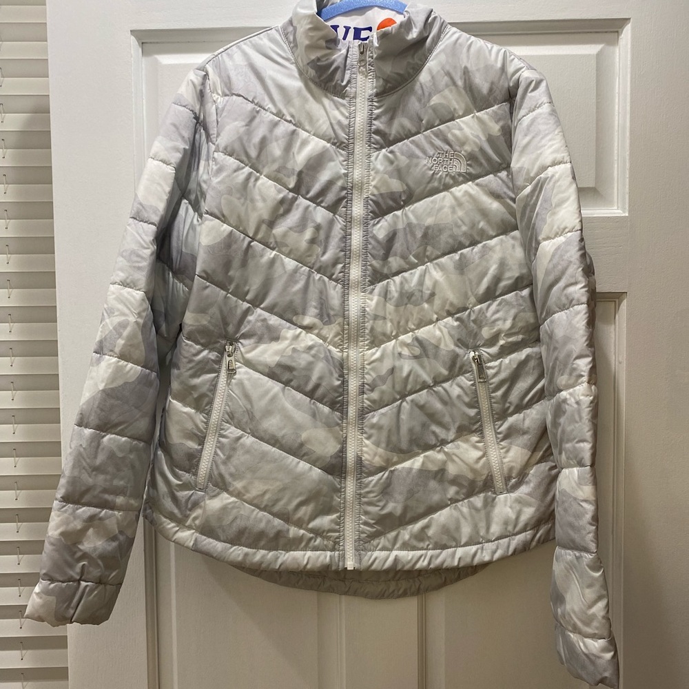 North Face light down coat